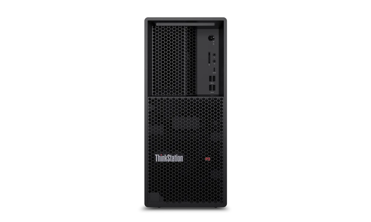 Workstation Lenovo ThinkStation P3 Tower — imagem oficial do fabricante