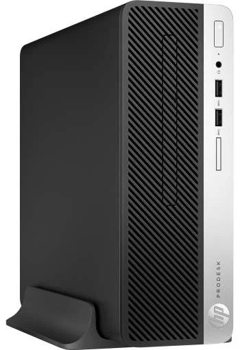 Desktop HP EliteDesk em estação de trabalho corporativa