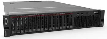Servidor Lenovo ThinkSystem em rack de data center